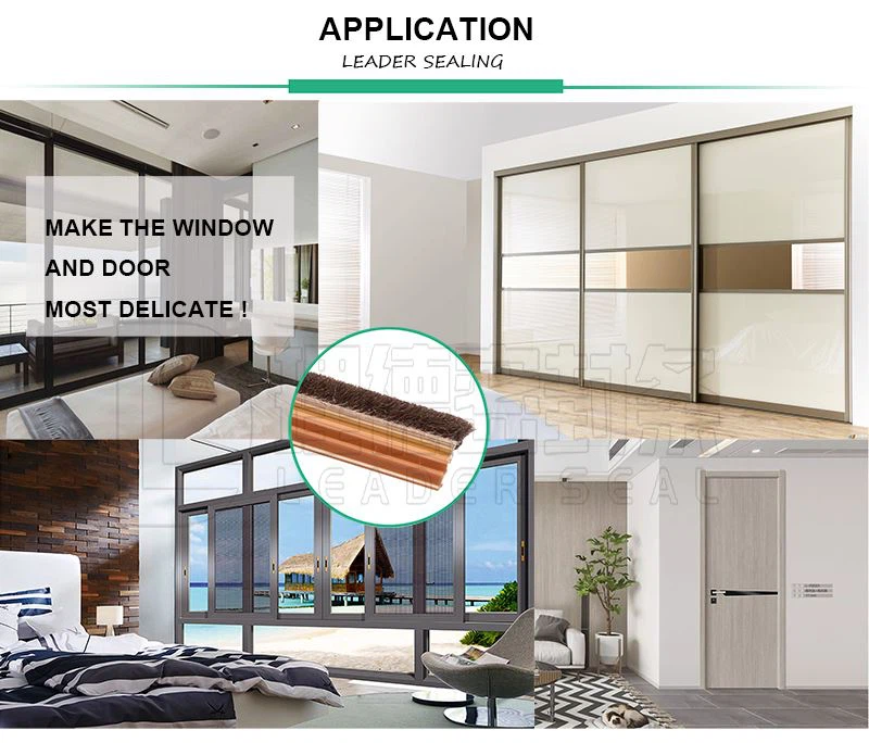 Weather Strip With Kerf Backing for wooden window